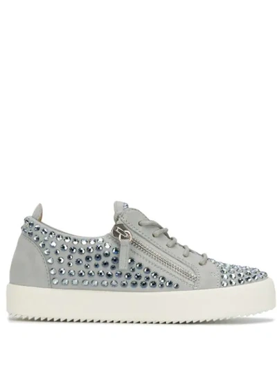 Giuseppe Zanotti Doris Low Jr. Sneakers In Grey