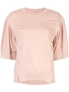 Stella Mccartney Side Slit Knitted Shirt In Pink