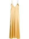 Forte Forte Camisole Dress In Yellow