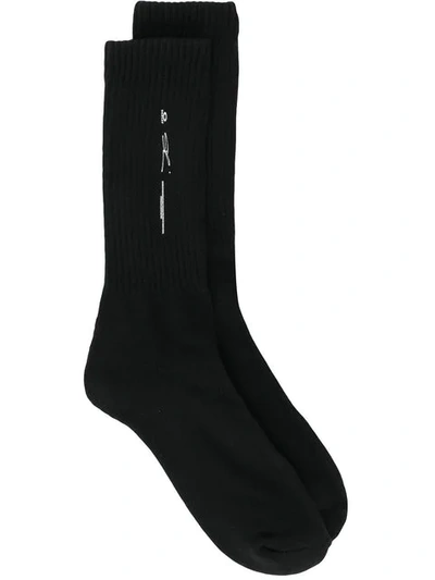 Oakley Logo Print Socks - Black