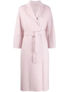 Max Mara 's  Belted Coat - Pink