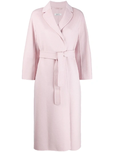 Max Mara 's  Belted Coat - Pink