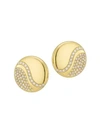 Alberto Milani Via Brera 18k Yellow Gold & Diamond Stud Earrings