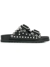 Ash Universe Slide Sandal In Black