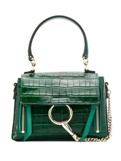Chloé Ring Detail Tote Bag - Green