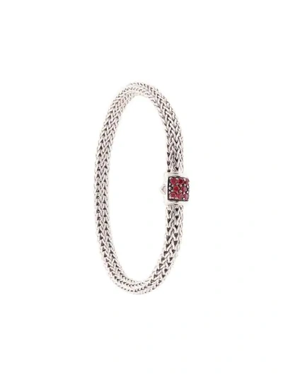 John Hardy Classic Chain Sapphire Bracelet In Silver