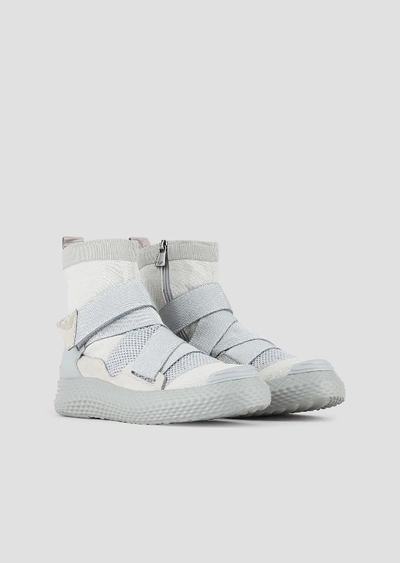 Emporio Armani Sneakers - Item 11705245 In Gray