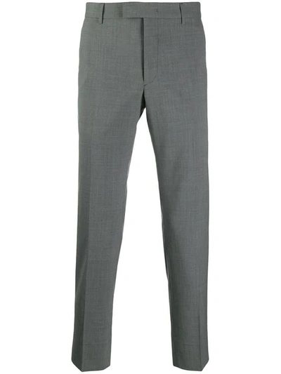 Prada Slim Tailored Trousers - Grey