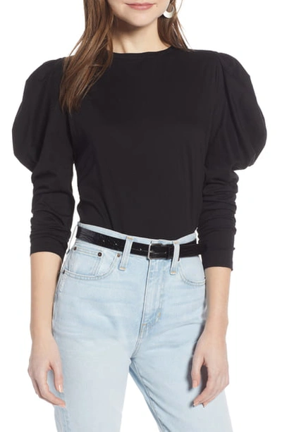 SOMETHING NAVY STRONG SHOULDER TOP SN406358MI