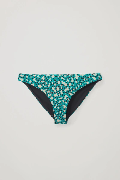 Cos Bikini Bottoms With Ties In Green