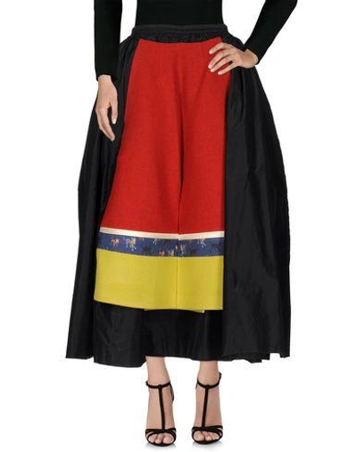 Undercover Long Skirts In Brick Red