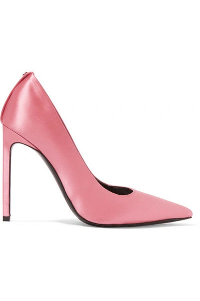 Tom Ford Satin Pumps In Pink