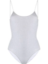 Oseree Spaghetti Strap Body In Silver