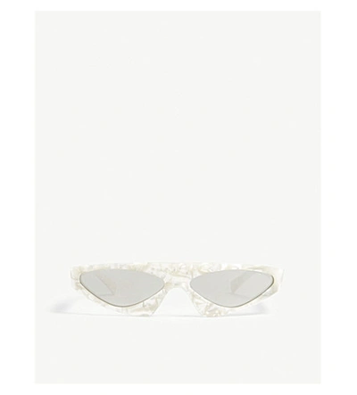 Alain Mikli X Alexandre Vauthier A05044 Josseline Irregular-frame Sunglasses In Black