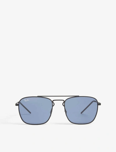 Ray Ban Rb3588 Square-frame Sunglasses In Black