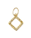 Lee Brevard 18k Diamond-compass Earring W/ Cubic Zirconia, Single In Silver
