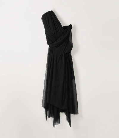 Vivienne Westwood Storm In Teacup Dress In Black