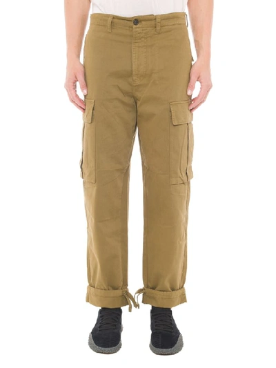 Acne Studios Cargo Trousers In Olive Green