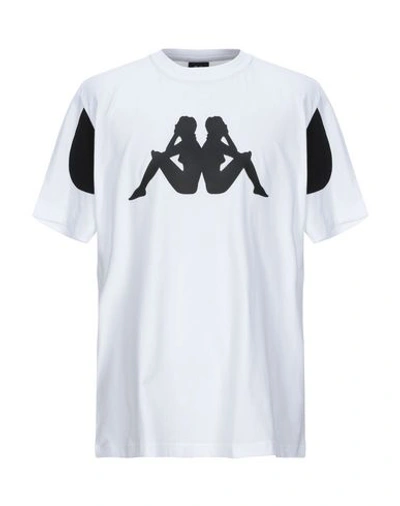Kappa Short Sleeve T-shirt In White