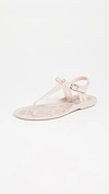 Kate Spade Tallula Jelly Sandals In Pale Vellum