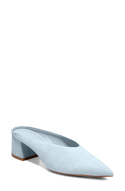 Vince Ralston Pointy Toe Mule In Surf Mist