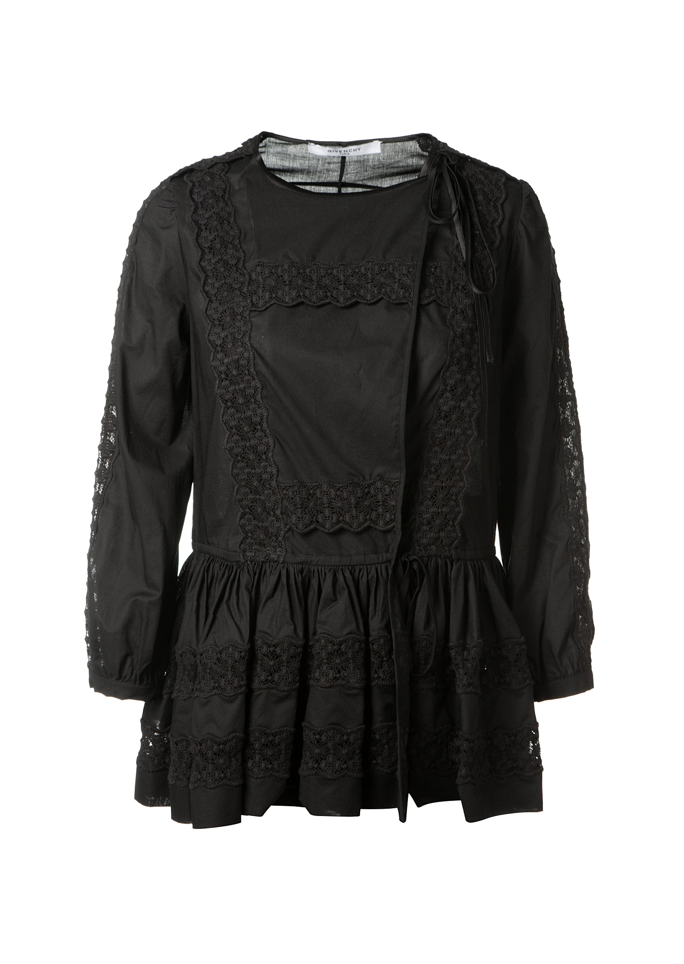 Givenchy Black Cotton Hide-and-seek Top | ModeSens