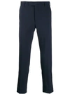 Prada Slim Tailored Trousers In Blue