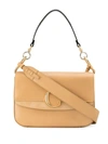 Chloé C Shoulder Bag In Neutrals