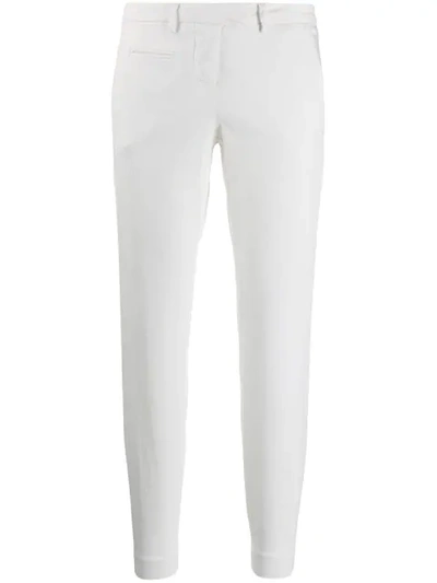 Peuterey Slim Fit Trousers In White