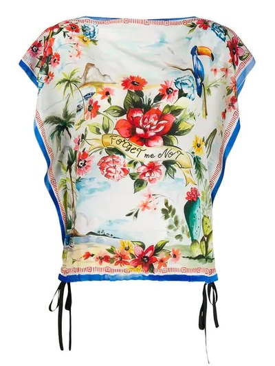 Red Valentino Forget Me Not Blouse In White