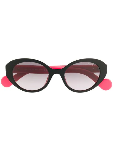 Moncler Eyewear Cat Eye Sunglasses - Black | ModeSens