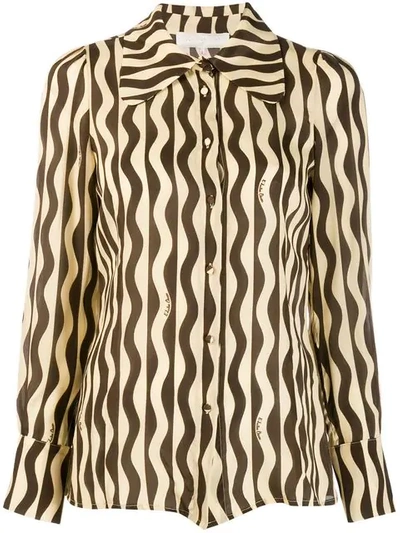 L'autre Chose All-over Pattern Shirt In Neutrals