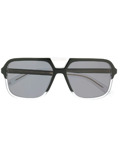 Dolce & Gabbana Eyewear Pilot Aviator Sunglasses - Black