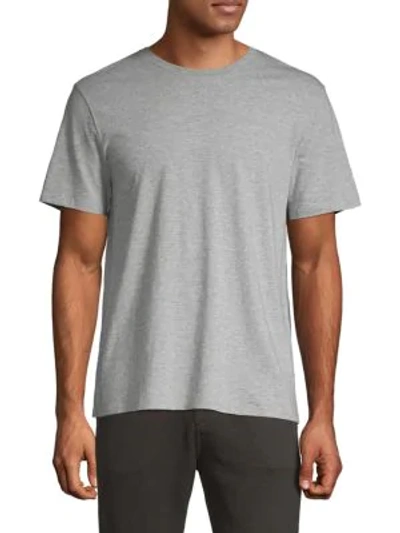 Vince Men's Pima Cotton T-shirt In Steel
