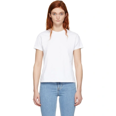 Helmut Lang White Little T-shirt In Chalk White