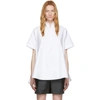 Thom Browne Short-sleeve Oxford Shirt Dress In White