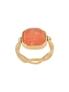 Goossens Squared Ring In Gold