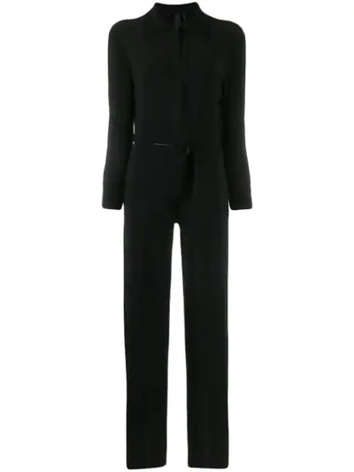 Norma Kamali Longsleeved Jumpsuit In Black