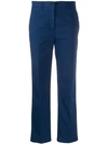 Aspesi Mid Rise Straight Trousers - Blue