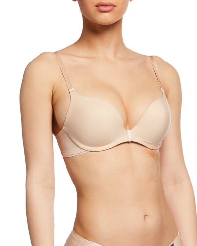 Chantelle Absolute Invisible Smooth Push-up Bra In Beige