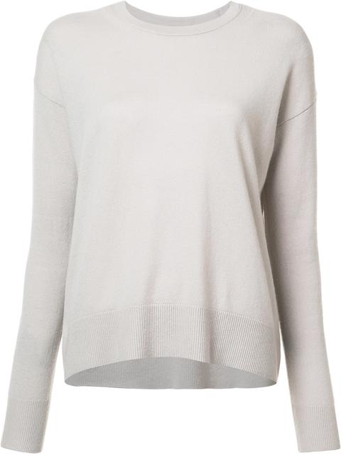 Vince Boxy Cashmere Pullover Sweater In Linen | ModeSens