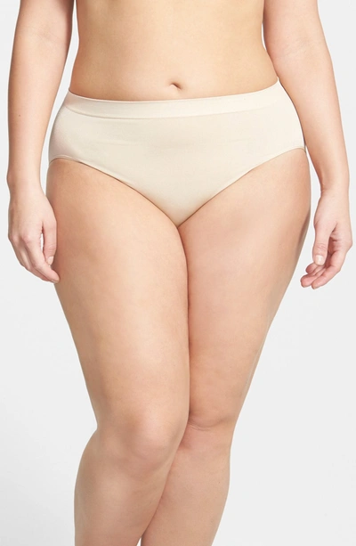 Wacoal Smooth High Cut Briefs In Naturally Nude