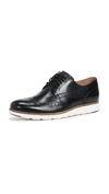 Cole Haan Original Grand Short Wingtip Oxford Black/white