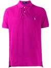 Polo Ralph Lauren Embroidered Logo Polo Shirt - Purple