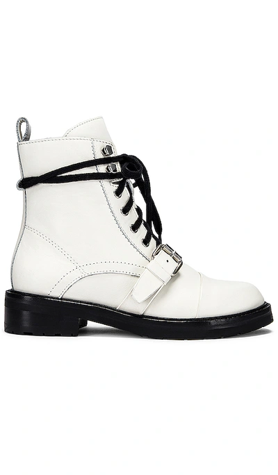 Allsaints Donita Combat Boot In White