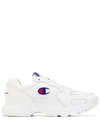Champion Contrast Logo Sneakers In White