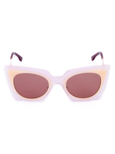 Fendi Cat-eye Sunglasses In Pink