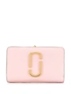 Marc Jacobs Compact Wallet In Pink