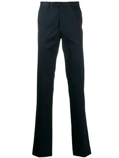 Corneliani Straight Leg Trousers In Blue