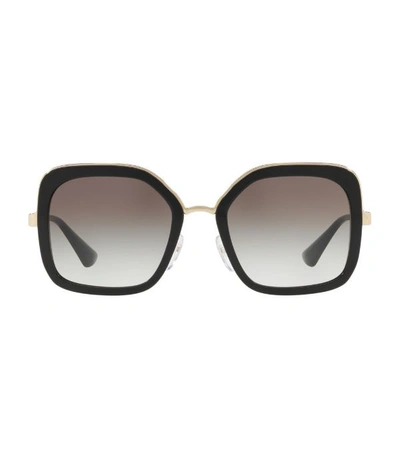 Prada Cinma Evolution 54mm Sunglasses In Grey Gradient